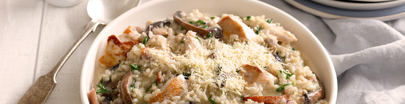 Chicken and Mushroom Risotto 